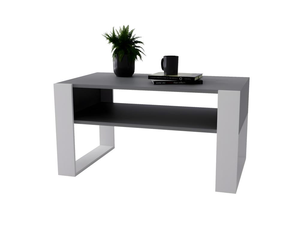 Luxameub 92 Coffee Table Gray / White BERC75662