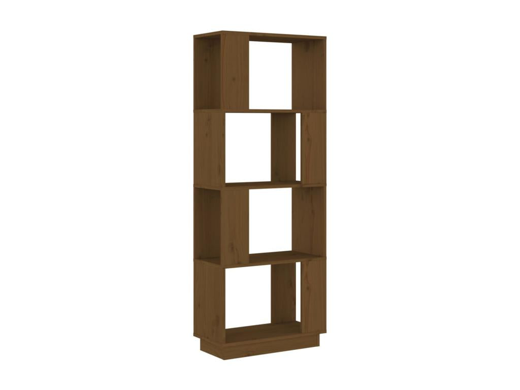 Honey Brown Bookshelf/Partition 51x25x132 cm Solid Pine ZZEE04885