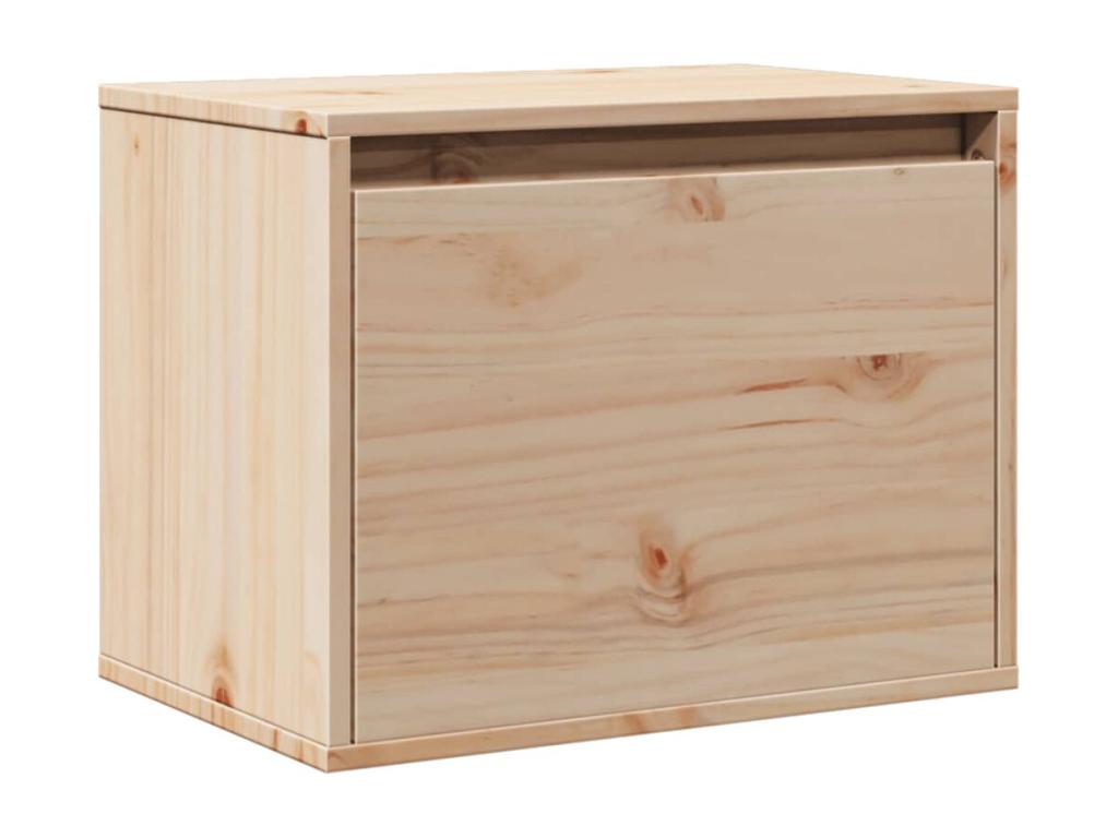 Wall cabinet 45x30x35 cm Solid pine wood OOBH88439