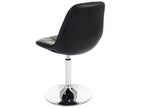 Luxameub-A60 dining chair, set of 2, black faux leather, ODGT38436