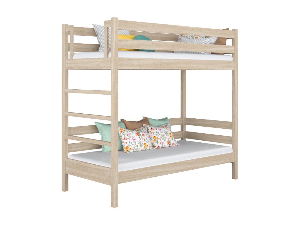 Oak bunk bed N03 Whitewashed Oak 120x200 XTJV86281