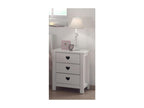 PINPAI Children's Bedside Table 50cm White WROK09730