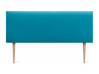 Luxameub Smooth Velvet Headboard 135x115 with Bed Legs 120/135/140 - Light Blue VQQU39724