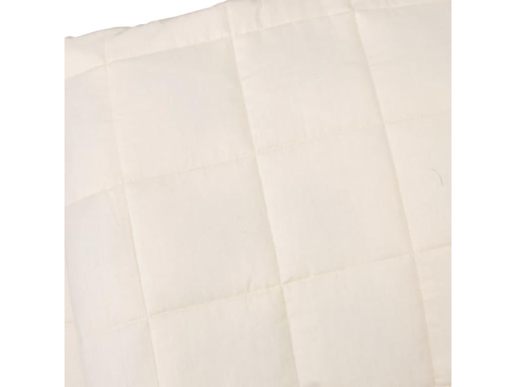 Weighted blanket, light cream, 220x235 cm, 11 kg, fabric YTVT63375