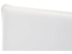 Bar stool - Faux leather / Stainless steel - White - Luxameub SZHI04332