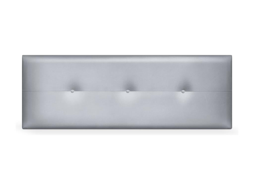 Luxameub Faux Leather Headboard with Buttons 150x50cm for 150cm Beds - Silver VVSU91581