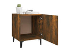 2-piece bedside tables, smoked oak, engineered wood, RROS11324