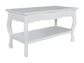 Coffee table 2 layers MDF White TYBE76600