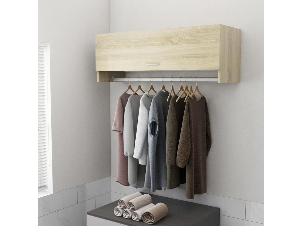 Luxameub Oak Wardrobe 100x32.5x35 VGIV51336