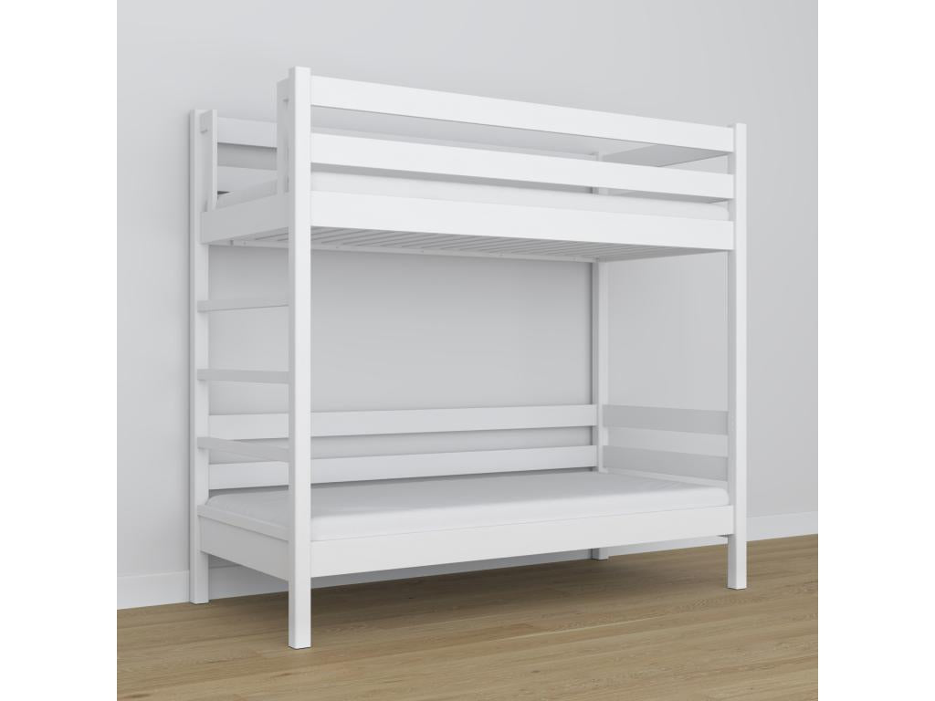 Wooden bunk bed N03 White 90x180 KDDE76218