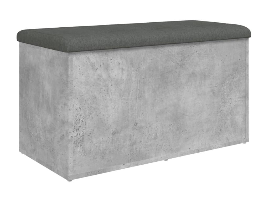 Concrete grey storage bench 82x42x45 engineered wood YCAU18379