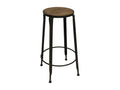 Industrial style wooden bar stool DHRF63046