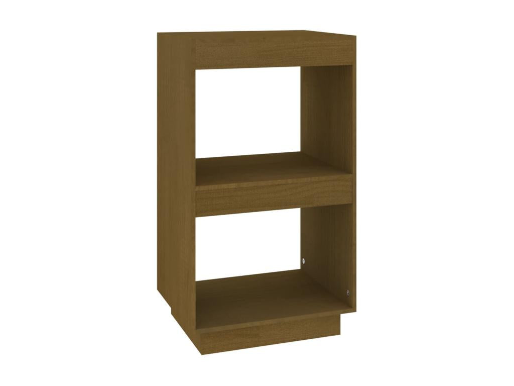 Honey brown bookcase, 40x35x71 cm, solid pine wood, TZYN40581