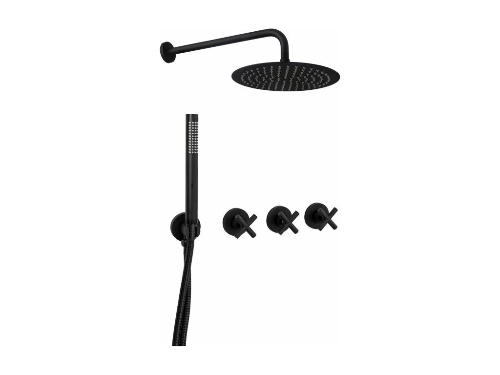 Cosymeub Recessed Shower Exit 0 Black OGWZ06177