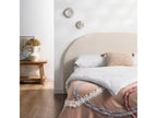 Luxameub - Half-moon cotton and linen headboard, 170cm wide - Natural ITGN77683
