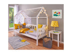 Luxameub - Cabin Bed with Guardrails 90x200cm Bedside Table ZTYP20494