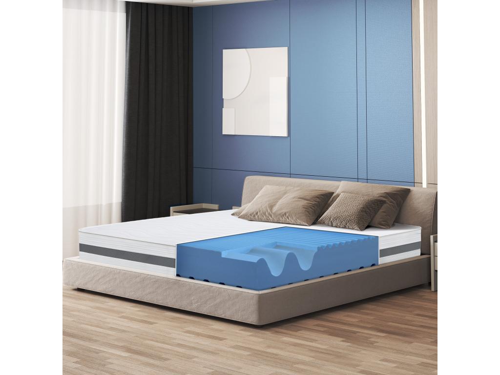 Single mattress 80x190 with orthopedic memory foam - Height 20 cm - Made in Italy FGAI89136