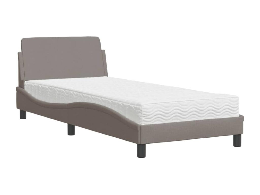 Cosymeub 80x200 cm bed with mattress, fabric FIXP33576