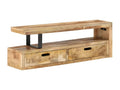 Solid mango wood TV stand FYBD57507