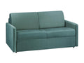 PINPAI 2-seater convertible sofa in mint green velvet - 120 cm sleeping area - 18 cm mattress Luxameub VVZB62373