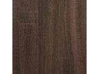 Brown oak shoe bench 70x38.5x49 engineered wood WTVD05539