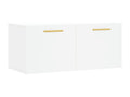 White wall cabinet 80x36.5x35 engineered wood XSWO09910