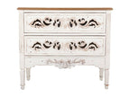 White wooden chest of drawers 86x38x76h ZIAO24230