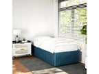 Blue velvet bed frame 80x200 cm JTCY27921