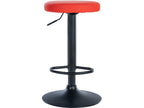 Bar stools - Faux leather / Metal - Red - Ponte EOQO41887