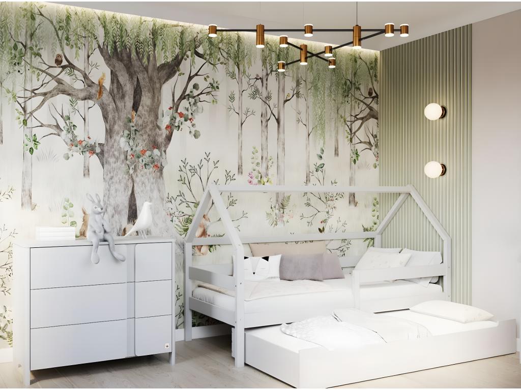 Cabin Bed SOLE HB005 97x211x134 Gray BBOQ52554