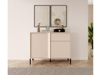 Cosymeub 2D1S LED chest of drawers 104x40x82 Beige KMNZ66293