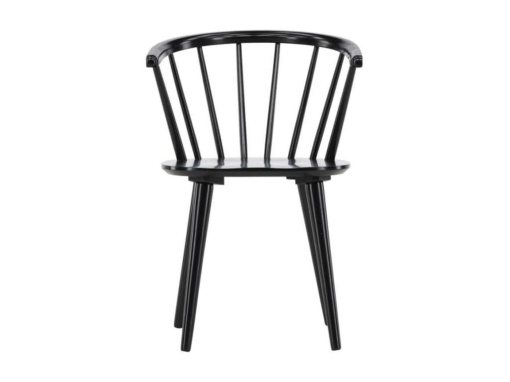 Luxameub dining chair with black wood armrests CBXK01638