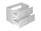 Luxameub 80cm White Single Sink Vanity Unit UEEA29665