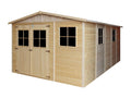 Wooden Garden Shed - H226x324x516 cm/15 m² - Luxameub M337 GRBI39500