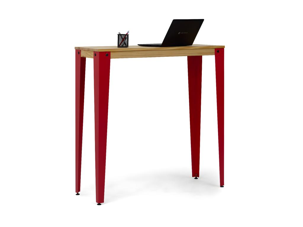 Luxameub Standing Table 40x140x110cm Red-Natural- Luxameub Furniture COCV40174