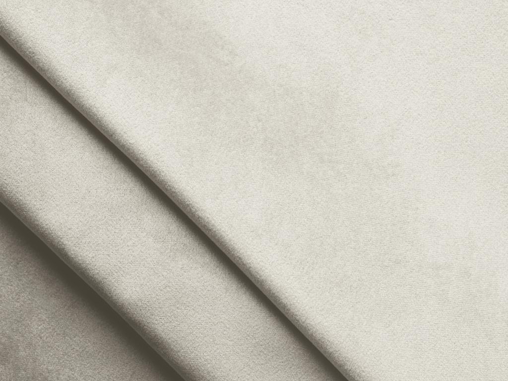 Velvet storage bed 140x200 - light beige - Luxameub POXQ73630