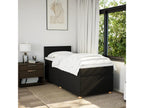 Luxameub bed base with black mattress 100x200 cm fabric XRGV50132