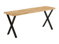 Bench with living edge, 105 cm, solid mango wood, DKTG24964