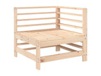 6-piece garden furniture set, solid pine wood, JMUR50564