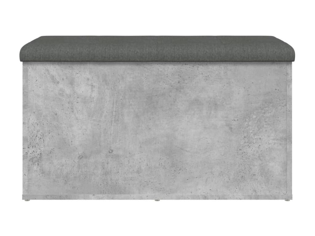 Concrete grey storage bench 82x42x45 engineered wood YCAU18379