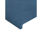 Headboard with wings, dark blue, 103x23x118/128 cm, velvet, JIWI56562