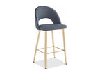 Set of 2 PINPAI Bar Stools 105cm Grey ORSB70858