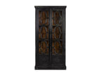 Black wooden display case 100x45x204h ZKKK52441