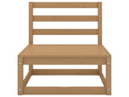 8-piece garden furniture set, honey brown, solid pine wood, 4 TWVW88358