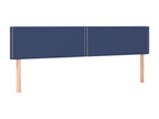 2-piece headboard set, blue, 80x5x78/88 cm, fabric, UKLV04103