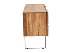 Luxameub TV stand, solid natural wood, 130x43.5x66.5 cm BCXX59880