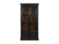 Black wooden display case 100x45x204h ZKKK52441