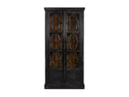 Black wooden display case 100x45x204h ZKKK52441