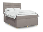 Luxameub bed base with Luxameub mattress 140x200 cm Fabric TDAA76601