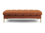 Cosymeub - Cosymeub 2-seater bench in brick-colored structural fabric - 62x133x41cm AOQM76421